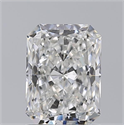 Natural Diamond 1.20 Carats, Radiant with  Cut, G Color, SI2 Clarity and Certified by GIA