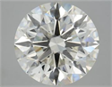 Natural Diamond 9.00 Carats, Round with Excellent Cut, J Color, SI2 Clarity and Certified by HRD