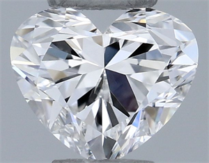 Picture of Natural Diamond 0.30 Carats, Heart with  Cut, D Color, IF Clarity and Certified by GIA