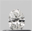 Natural Diamond 0.19 Carats, Oval with  Cut, F Color, VVS1 Clarity and Certified by IGI