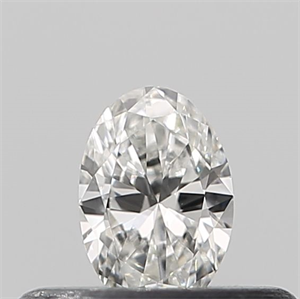 Picture of Natural Diamond 0.19 Carats, Oval with  Cut, F Color, VVS1 Clarity and Certified by IGI