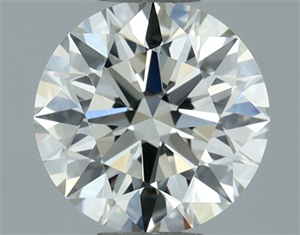 Picture of Natural Diamond 0.71 Carats, Round with Excellent Cut, K Color, VVS2 Clarity and Certified by GIA