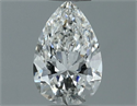 Natural Diamond 0.50 Carats, Pear with  Cut, G Color, VS2 Clarity and Certified by GIA
