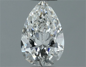 Picture of Natural Diamond 0.50 Carats, Pear with  Cut, G Color, VS2 Clarity and Certified by GIA