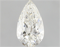 Natural Diamond 0.70 Carats, Pear with  Cut, H Color, IF Clarity and Certified by GIA