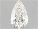 Natural Diamond 0.70 Carats, Pear with  Cut, H Color, IF Clarity and Certified by GIA