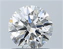 Diamante Natural 0.90 quilates, Redondo , Color I, claridad VVS2 y certificado GIA