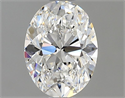 Diamante Natural 0.70 quilates, Ovalado , Color F, claridad VS2 y certificado GIA