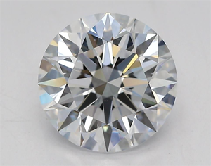 Picture of Lab Grown Diamond 2.09 Carats, Round with Ideal Cut, D Color, IF Clarity and Certified by IGI