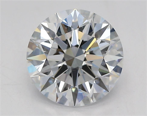 Picture of Lab Grown Diamond 2.09 Carats, Round with Ideal Cut, D Color, IF Clarity and Certified by IGI