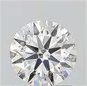 Natural Diamond 1.20 Carats, Round with Excellent Cut, F Color, SI2 Clarity and Certified by GIA