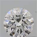 Diamante Natural 0.41 quilates, Redondo , Color F, claridad VVS1 y certificado GIA