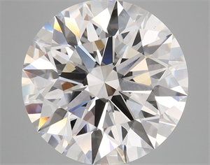 Picture of Lab Grown Diamond 7.07 Carats, Round with Ideal Cut, E Color, VS2 Clarity and Certified by IGI