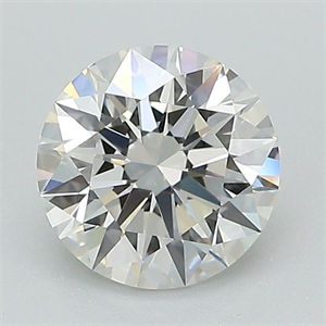 Picture of Lab Grown Diamond 1.31 Carats, Round with Ideal Cut, F Color, VVS2 Clarity and Certified by IGI