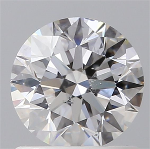 Foto Diamante Natural 0.80 quilates, Redondo , Color D, claridad SI2 y certificado GIA de