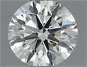 Diamante Natural 0.55 quilates, Redondo , Color J, claridad VVS2 y certificado IGI
