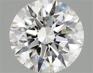Picture of Lab Grown Diamond 1.10 Carats, Round with Ideal Cut, D Color, VVS2 Clarity and Certified by IGI