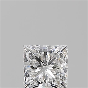 Picture of Natural Diamond 0.50 Carats, Princess with  Cut, E Color, VVS1 Clarity and Certified by GIA