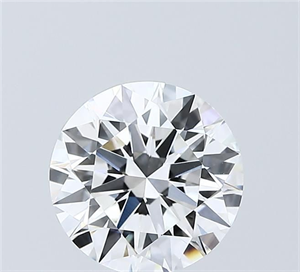 Picture of Lab Grown Diamond 2.01 Carats, Round with Ideal Cut, D Color, VVS2 Clarity and Certified by IGI