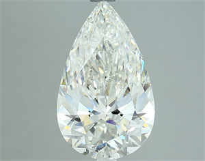 Foto Diamante Natural 2.52 quilates, De pera , Color H, claridad SI2 y certificado GIA de