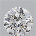 Natural Diamond 0.86 Carats, Round with Excellent Cut, F Color, VS2 Clarity and Certified by GIA