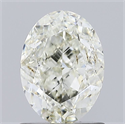 Diamante Natural 1.50 quilates, Ovalado , Color L, claridad SI2 y certificado GIA