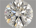 Natural Diamond 0.80 Carats, Round with Excellent Cut, J Color, VS2 Clarity and Certified by GIA