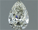 Natural Diamond 0.50 Carats, Pear with  Cut, J Color, VS1 Clarity and Certified by IGI