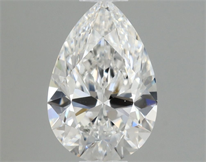Picture of Natural Diamond 0.46 Carats, Pear with  Cut, E Color, VS1 Clarity and Certified by GIA