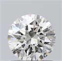 Natural Diamond 0.72 Carats, Round with Excellent Cut, I Color, VS2 Clarity and Certified by GIA