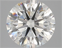 Natural Diamond 4.51 Carats, Round with Excellent Cut, G Color, VVS2 Clarity and Certified by HRD