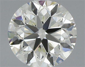 Picture of Natural Diamond 1.00 Carats, Round with Very Good Cut, J Color, VVS2 Clarity and Certified by IGI