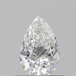 Picture of Natural Diamond 0.50 Carats, Pear with  Cut, F Color, VVS1 Clarity and Certified by GIA