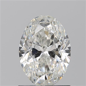 Picture of Natural Diamond 1.21 Carats, Oval with  Cut, G Color, SI2 Clarity and Certified by GIA