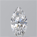Natural Diamond 0.63 Carats, Marquise with  Cut, E Color, SI1 Clarity and Certified by GIA