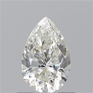 Picture of Natural Diamond 0.70 Carats, Pear with  Cut, K Color, VVS2 Clarity and Certified by GIA