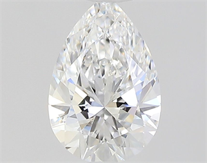 Picture of Natural Diamond 0.55 Carats, Pear with  Cut, D Color, VS1 Clarity and Certified by GIA