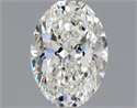 Natural Diamond 0.60 Carats, Oval with  Cut, H Color, VS1 Clarity and Certified by GIA