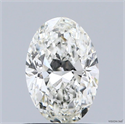 Natural Diamond 0.74 Carats, Oval with  Cut, I Color, VVS1 Clarity and Certified by GIA