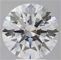 Lab Grown Diamond 5.51 Carats, Round with Ideal Cut, E Color, VVS2 Clarity and Certified by IGI