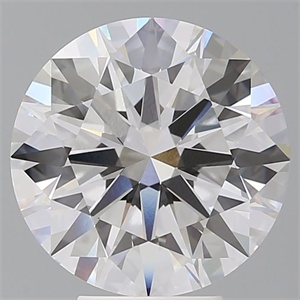 Picture of Lab Grown Diamond 5.51 Carats, Round with Ideal Cut, E Color, VVS2 Clarity and Certified by IGI