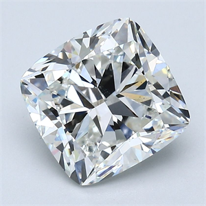 Picture of Natural Diamond 3.57 Carats, Cushion with  Cut, I Color, VS2 Clarity and Certified by GIA