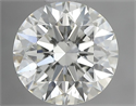 Natural Diamond 1.08 Carats, Round with Excellent Cut, K Color, SI1 Clarity and Certified by GIA