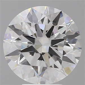 Picture of Lab Grown Diamond 5.55 Carats, Round with Ideal Cut, E Color, VVS2 Clarity and Certified by IGI