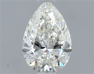 Picture of Natural Diamond 0.40 Carats, Pear with  Cut, I Color, VS2 Clarity and Certified by GIA