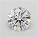 Lab Grown Diamond 3.06 Carats, Round with Ideal Cut, E Color, VVS2 Clarity and Certified by IGI