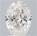 Natural Diamond 1.50 Carats, Oval with  Cut, H Color, VVS2 Clarity and Certified by GIA