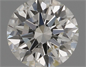Natural Diamond 0.51 Carats, Round with Excellent Cut, J Color, IF Clarity and Certified by GIA