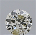 Natural Diamond 0.40 Carats, Round with Excellent Cut, J Color, I1 Clarity and Certified by IGI