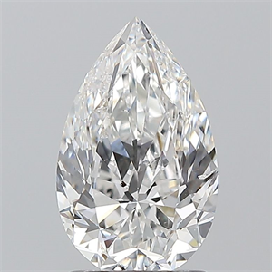Foto Diamante Natural 1.50 quilates, De pera , Color F, claridad SI2 y certificado GIA de
